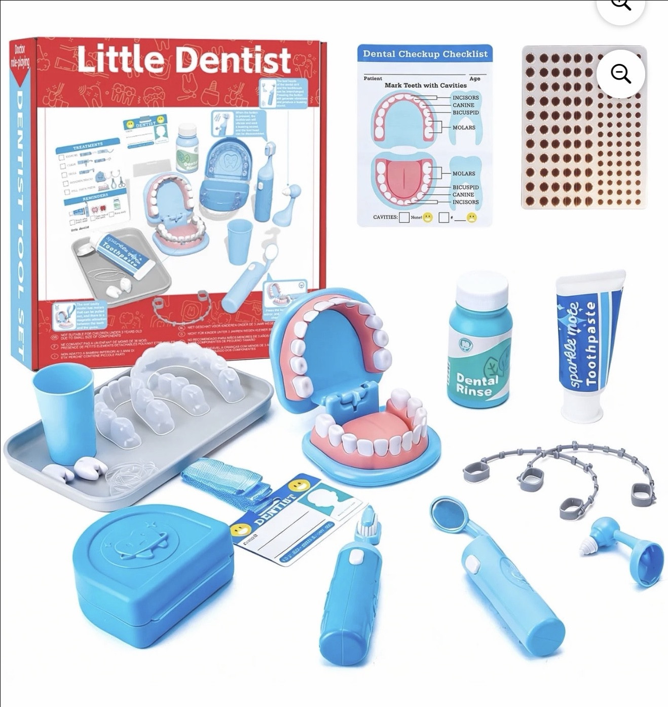 This little dentist play set is awesome! Our daughter has played with it every day since she got it!

#makebelieve #dentist #dentistgame #dental #dentistplayset #toys #walmartfinds