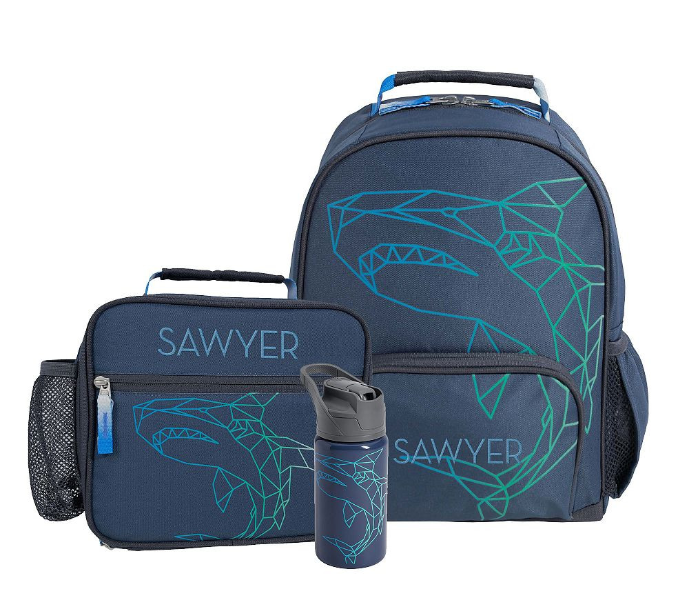 Shark Blueprint Glow-in-the-Dark Mackenzie Backpack Bundle, Set of 3 | Pottery Barn Kids