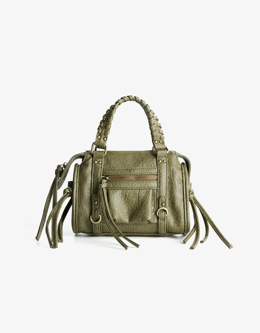 MINI BOWLING BAG - Bags - Women | Bershka UK