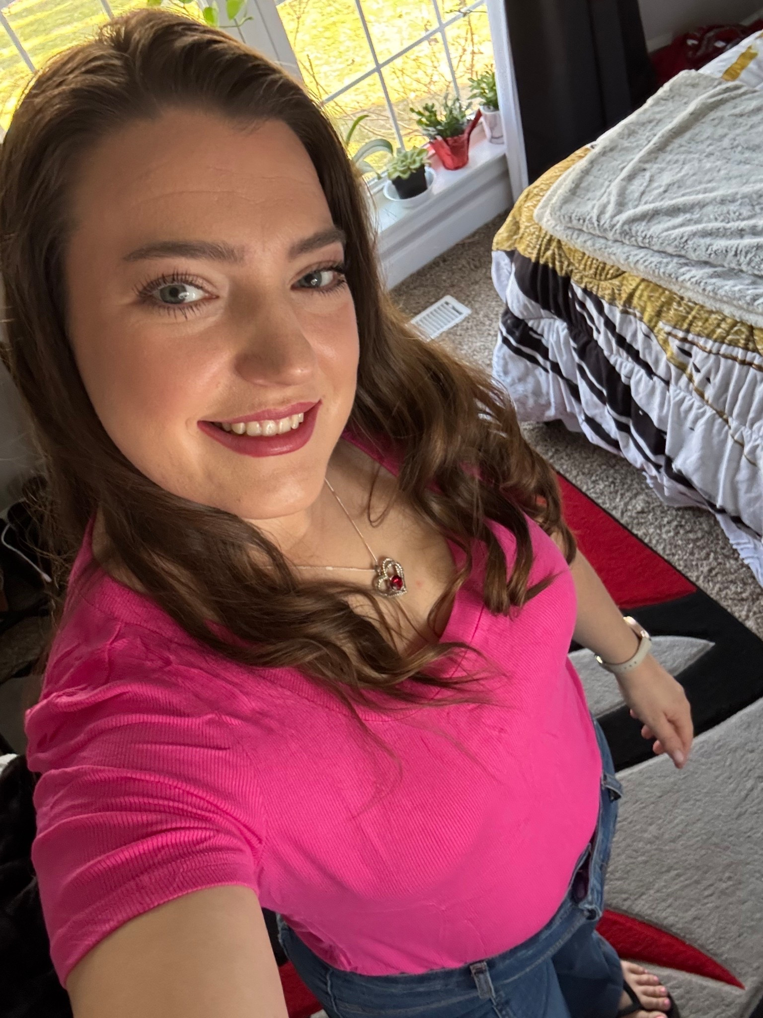 Sheglam hair curler just launched on TikTok shop today and this new tee that’s soo soft and comfy plus my fav pair of jeans!! Have a great Thursday everyone!! 

#LTKselfcare #LTKootd #LTKMidsize