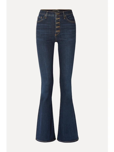 Veronica Beard
				
			
			
			
			
			
				Beverly high-rise flared jeans
				$260.00 | NET-A-PORTER (US)
