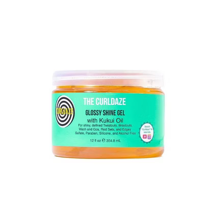 CurlDaze Shine Gel with Kukui - 12 fl oz | Target