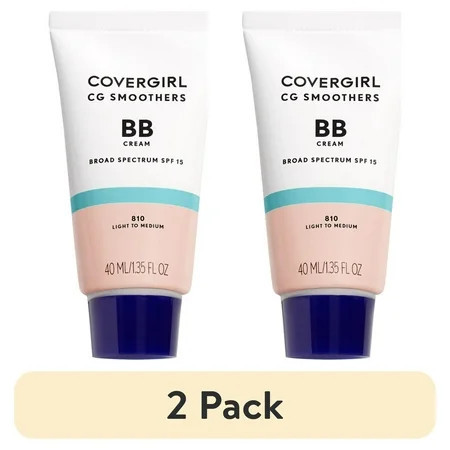 (2 pack) COVERGIRL Smoothers BB Cream with SPF 21, 805 Fair to Light, 1.35 fl oz | Walmart (US)