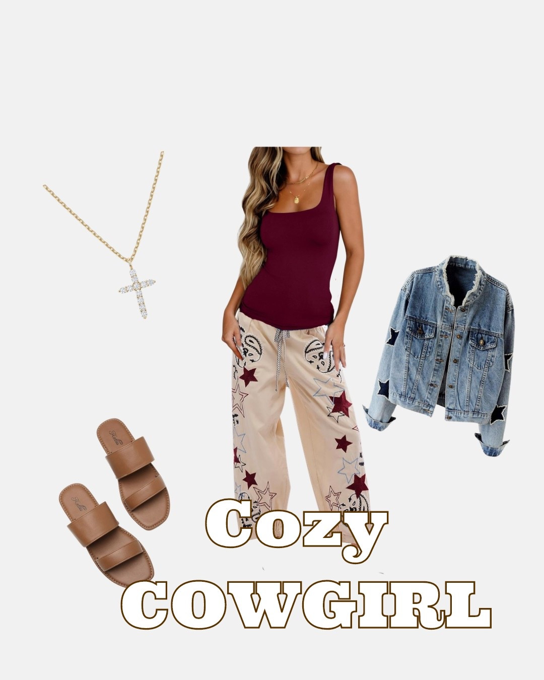 Stars, bandana print, and a denim jacket — your casual western era starts now. 🤠⭐ Linking everything on LTK!
#LTKstyle #LTKfindsunder100 #LTKseasonal #LTKstyletip #LTKshoecrush

#LTKFestival #LTKMothersDay #LTKootd