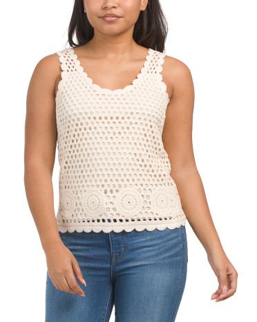 Sleeveless Crochet Top | Marshalls