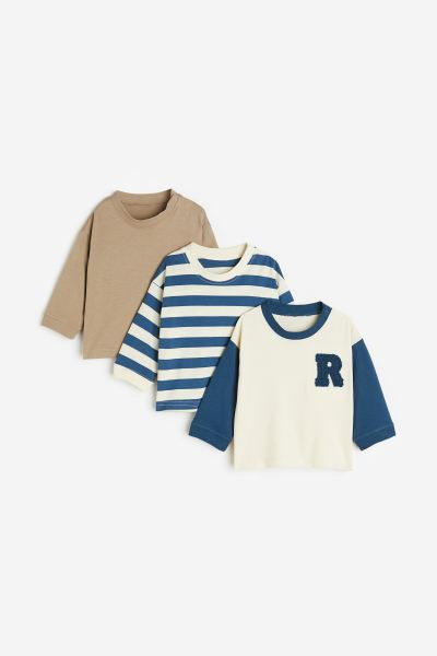 3-pack Cotton Jersey Shirts | H&M (US + CA)