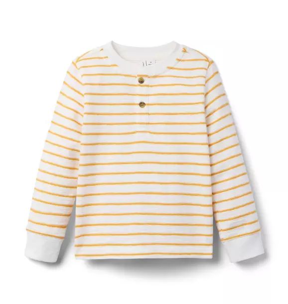 Striped Henley Tee | Janie and Jack