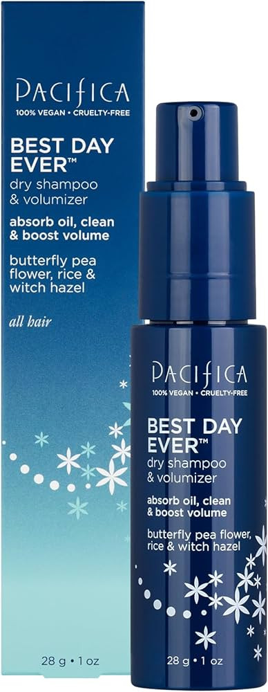 Pacifica Beauty Best Day Ever Dry Shampoo and Volumizer, Haircare, Butterfly Pea Flower, Witch Ha... | Amazon (US)