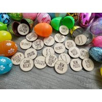 Filled Easter Eggs Set Of 22, Egg Fillers, Coins, Scavenger Hunt, Reward Tokens, Kids Gift, Surprise | Etsy (US)