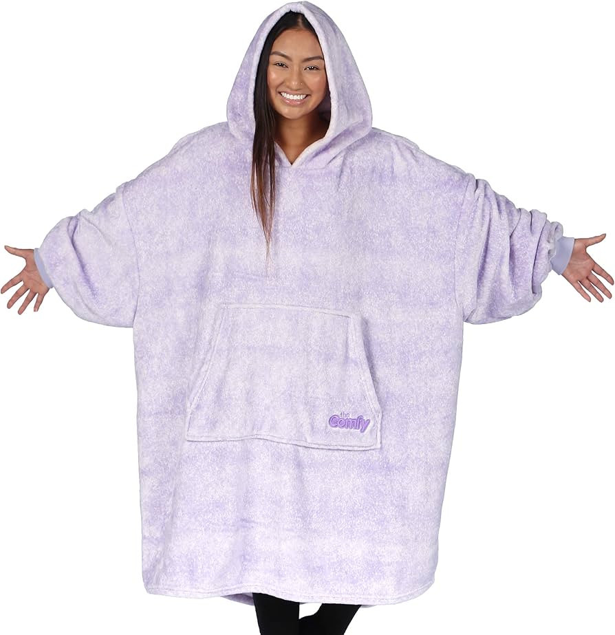 THE COMFY Dream - Cobija de microfibra ligera extragrande, Shark Tank, talla única (púrpura jas... | Amazon (US)