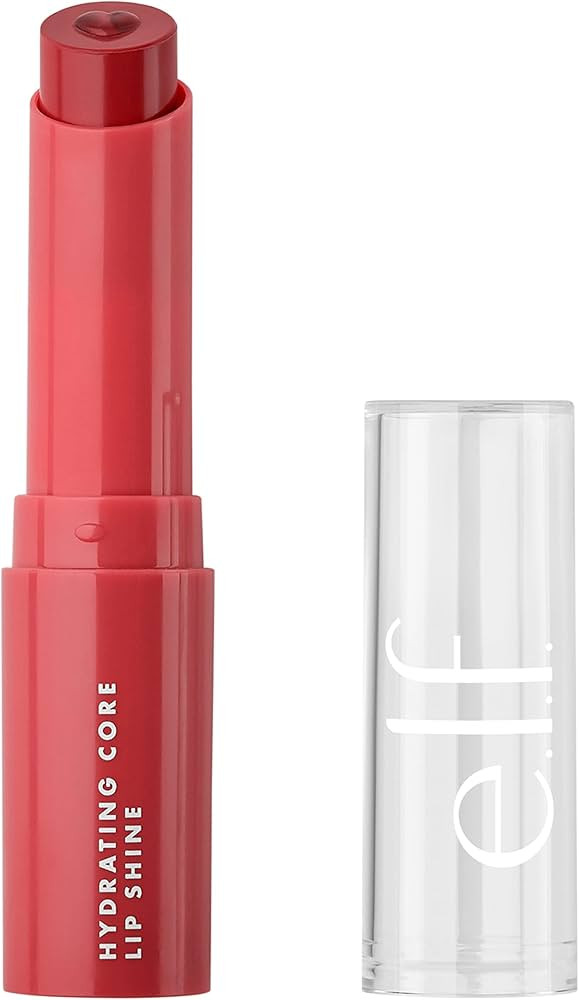 e.l.f. Hydrating Core Lip Shine, Conditioning & Nourishing Lip Balm, Sheer Color Tinted Chapstick... | Amazon (US)
