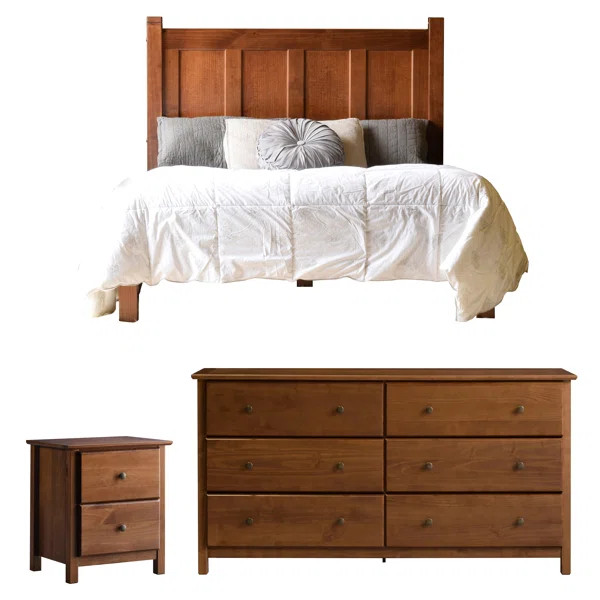 Shaker Solid Wood 3 Piece Bedroom Set | Wayfair North America