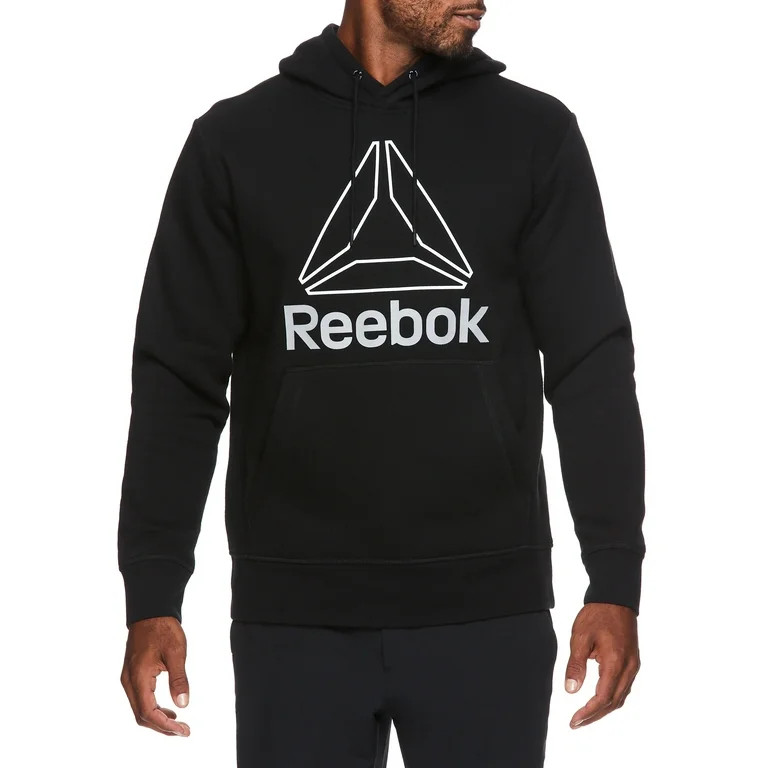 Reebok Mens and Big Mens Active Pullover Fleece Hoodie, Up to 3XL | Walmart (US)