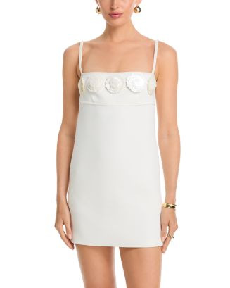 Self-Portrait Crepe 3D Sequin Flower Mini Dress - Exclusive | Bloomingdale's Women | Bloomingdale's (US)