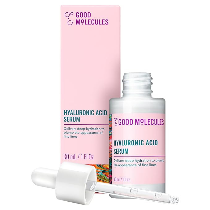 Good Molecules Hyaluronic Acid Serum - 1% Hyaluronic Acid Non-greasy Ultra Hydrating Serum, Facia... | Amazon (US)