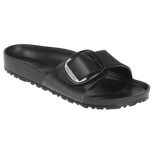 Birkenstock Madrid Big Buckle EVA Slide Sandal - Black - 6/6.5 | HSN
