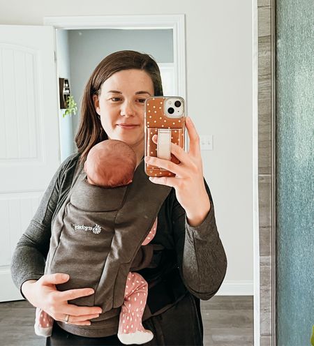 If using a wrap is too much, this carrier is perfect for the newborn stage! It’s easy to put on and comfortable! 

#LTKbump #LTKbaby #LTKfamily