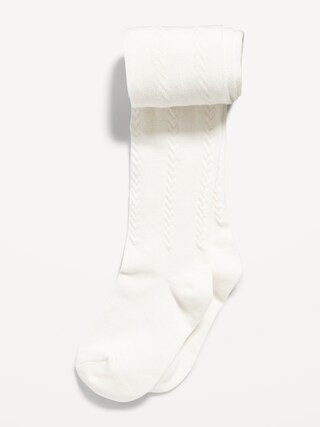 Soft Cable-Knit Tights for Toddler Girls &amp; Baby | Old Navy (US)