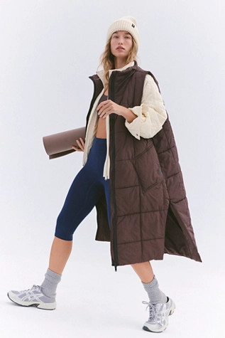 On The Move Packable Puffer Vest by FP Movement at Free People, Muted Beige, S | Free People (Global - UK&FR Excluded)