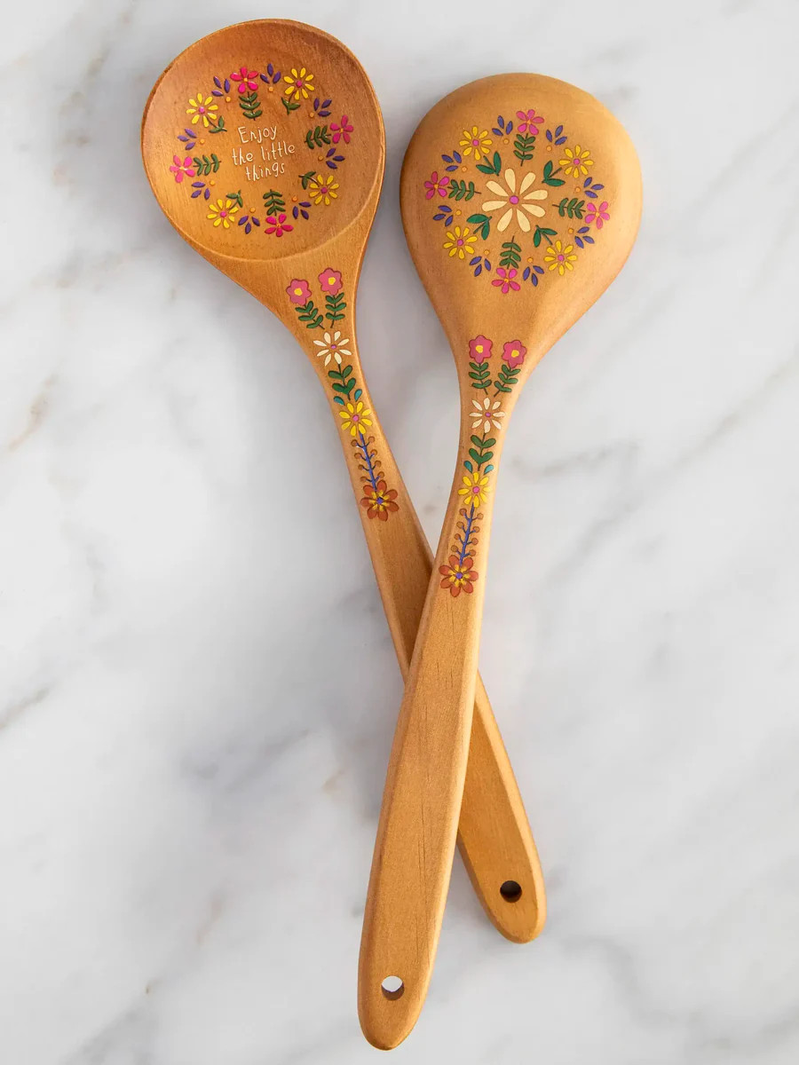 Cutest Wooden Spoon Ever - Folk Flower | Natural Life