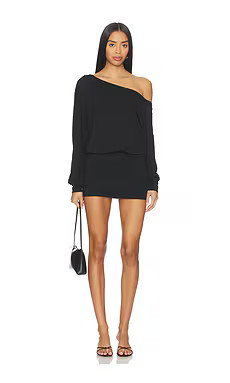 superdown Rosabella Mini Dress in Black from Revolve.com | Revolve Clothing (Global)
