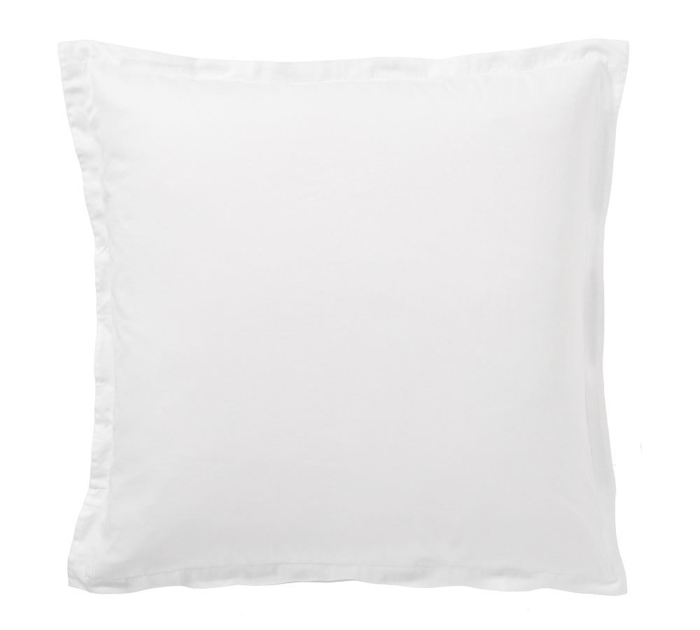 Washed Cotton Sateen Sham | Pottery Barn (US)