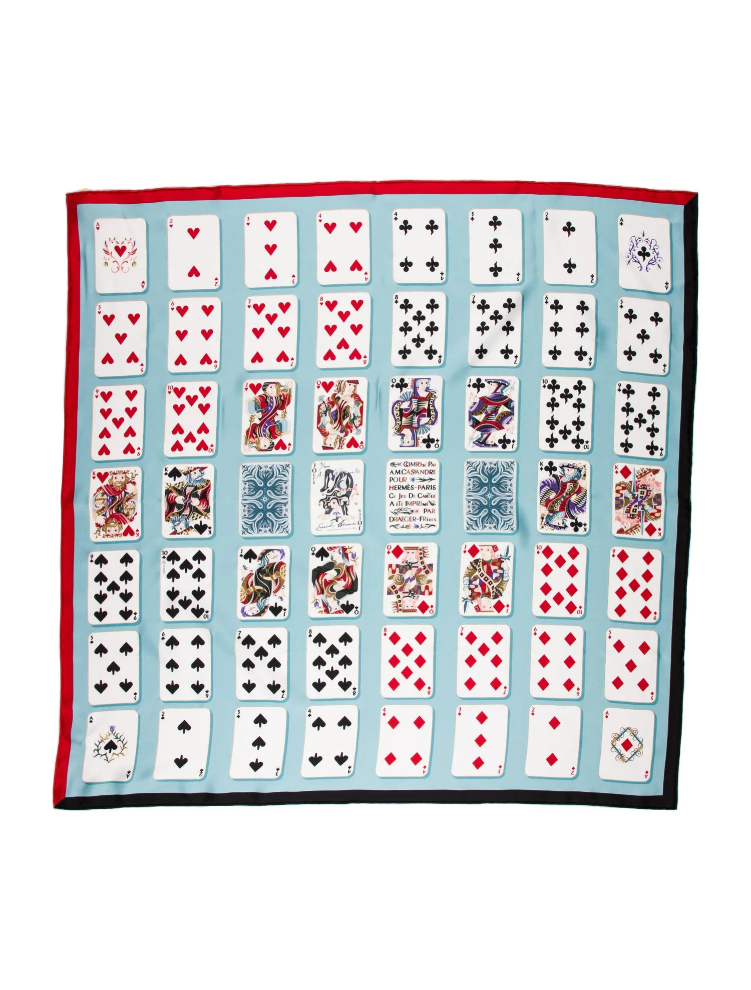 Jeu de Cartes Silk Scarf w/ Tags | The RealReal