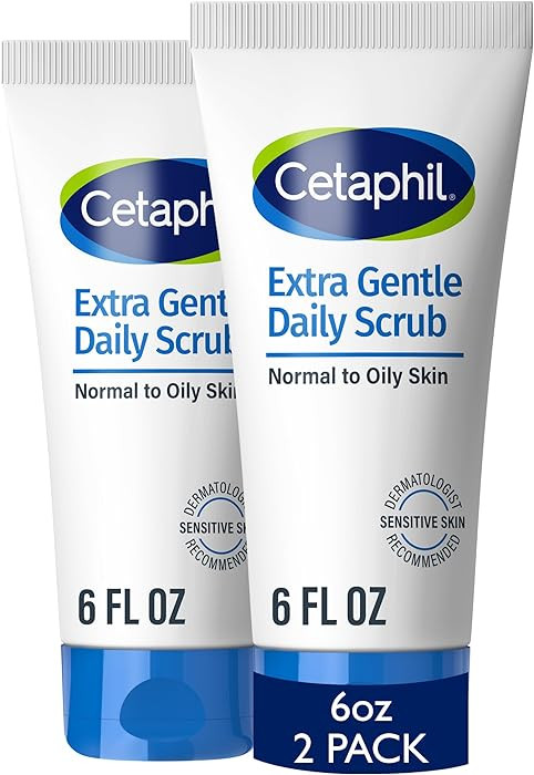 Exfoliating Face Wash, Extra Gentle Daily Face Scrub, Gently Exfoliates & Cleanses, For All Skin ... | Amazon (US)