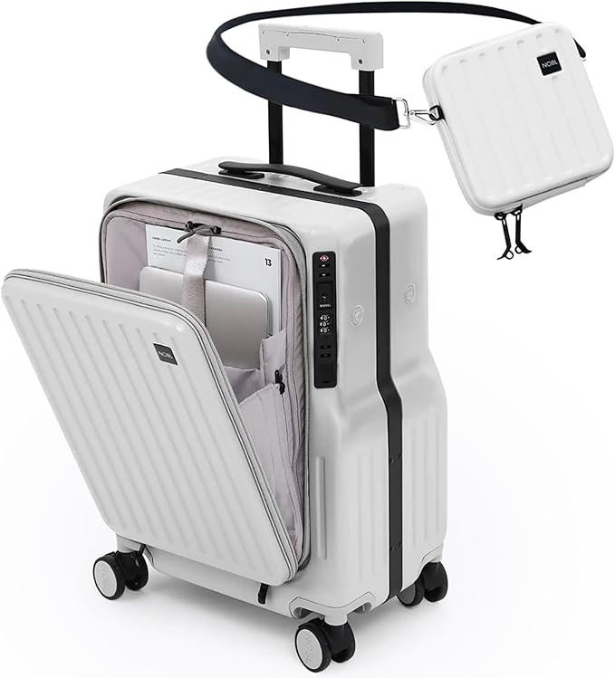 NOBL Duo Carry Carry-On Luggage with Detachable Side Bag, 22.1x14.6x10.5 Airline Approved, Noble ... | Amazon (US)