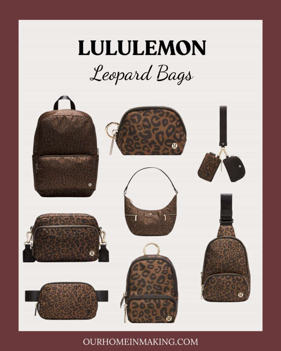 Stylish leopard bags from @Lululemon 

 #LTKFindsUnder100 #LTKStyleTip #LTKItBag