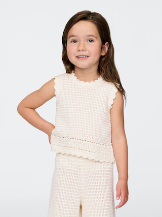 Baby & Toddler Scalloped Crochet Top | Gap (US)