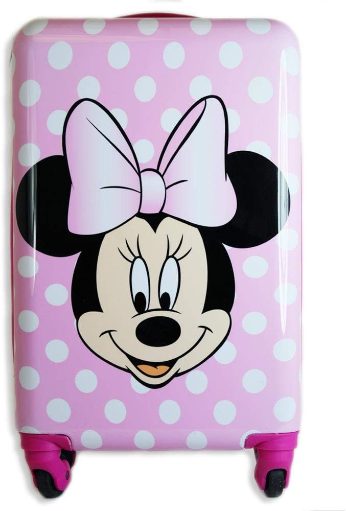 Minnie Mouse 20 Inches Kids Luggage Hardside Tween Spinner Carry-On Rolling Suitcase for Kids | Amazon (US)
