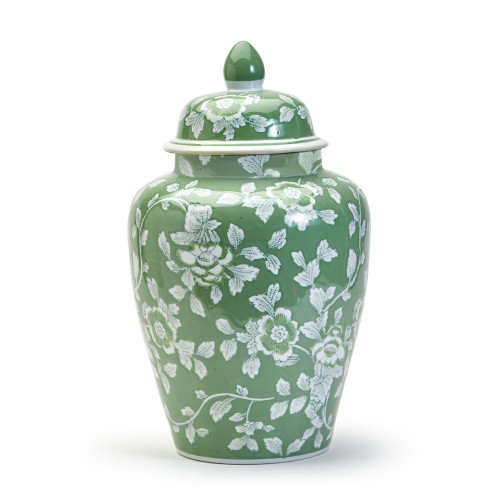 Two's Company Countryside Hand-Painted Temple Jar Porcelain | Gracious Style