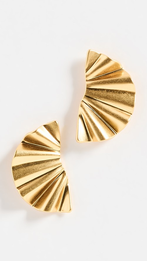 Madewell Pleated Studs | SHOPBOP | Shopbop