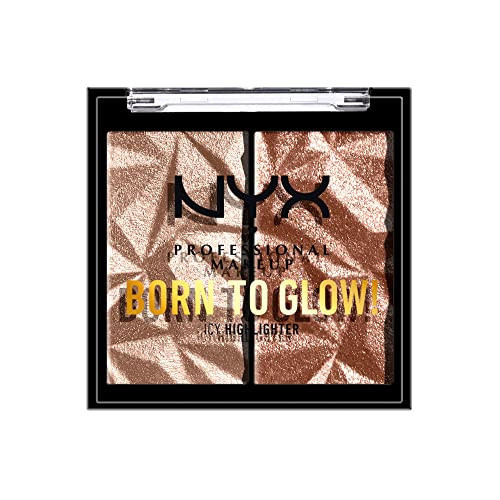 NYX PROFESSIONAL MAKEUP Born To Glow Icy Highlighter Duo - High Key Flex | Amazon (US)
