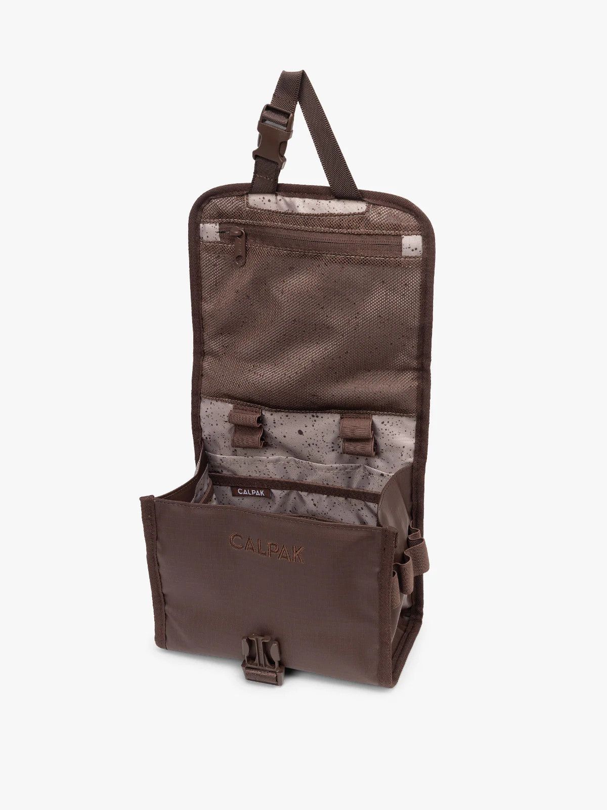 Terra Hanging Toiletry Bag in Walnut | CALPAK