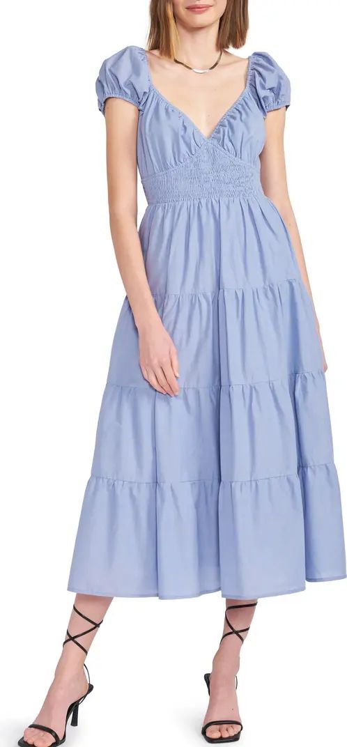 Bleu Ruched Tiered Midi Dress | Nordstrom Rack