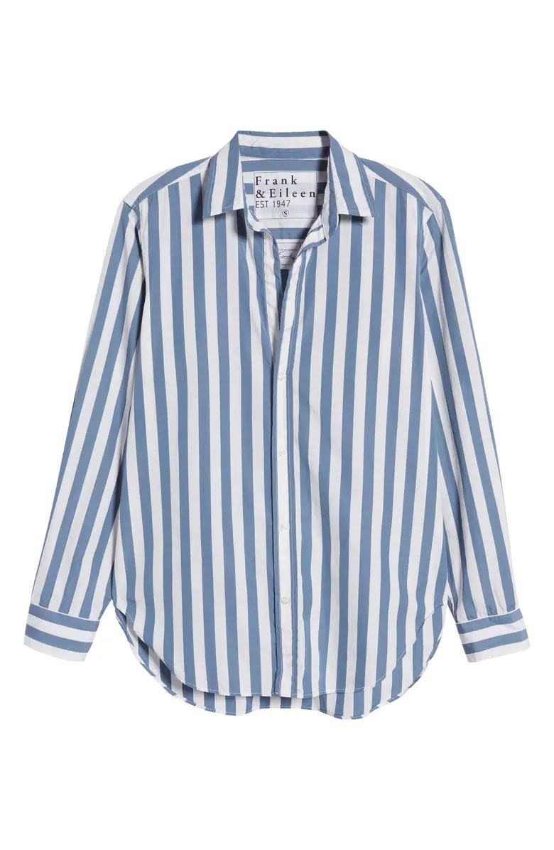 Frank Stripe Poplin Button-Up Shirt | Nordstrom