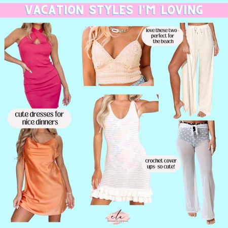 rounded up some of the styles that have caught my eye for your next vacation! 
i will totally be grabbing either of those pants for a cute cover up! 
those dresses are also dual threats since you can wear them in any scenario in my opinion!

#happyshopping #vacation #resort #travel #style #tropical #beach #dress #coverup #crochet #top

#LTKFind #LTKtravel #LTKstyletip