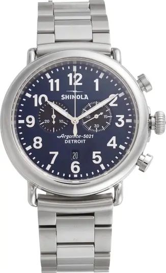 Shinola Runwell Chronograph Bracelet Watch, 47mm | Nordstrom | Nordstrom
