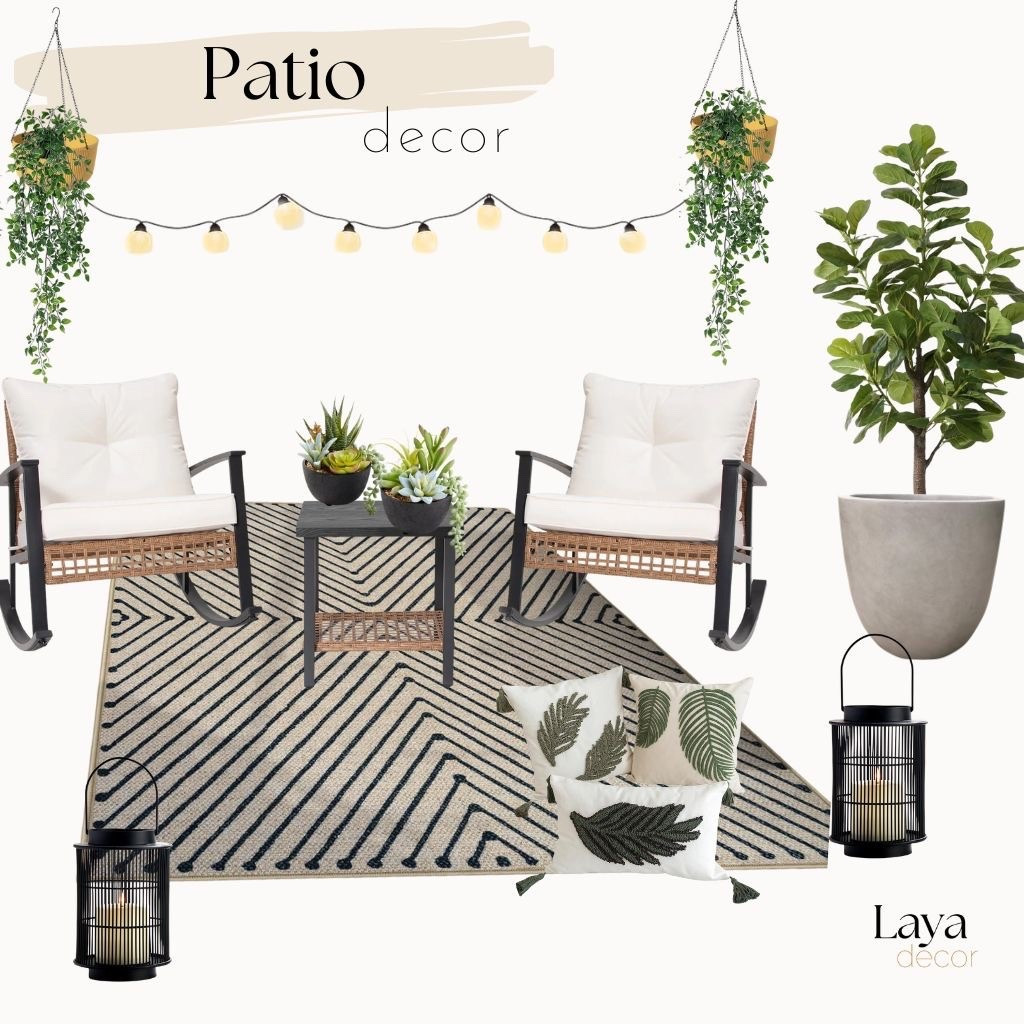 Summer Patio Refresh Finds
Give your outdoor space the glow-up it deserves! I rounded up my favorite budget-friendly patio picks — from rattan bistro sets to boho pillows and solar lanterns. Perfect for cozy nights and sunny brunches! 🌿✨
Shop the full mood board below and tap to style your space effortlessly. #LTKhome #patioinspo #summerdecor

#LTKHome