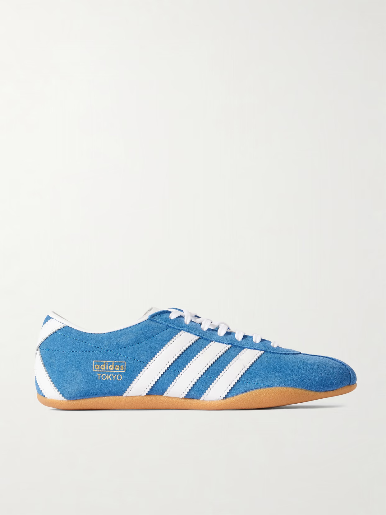 adidas Originals - Tokyo Nubuck-trimmed Suede Sneakers - Blue | NET-A-PORTER (US)