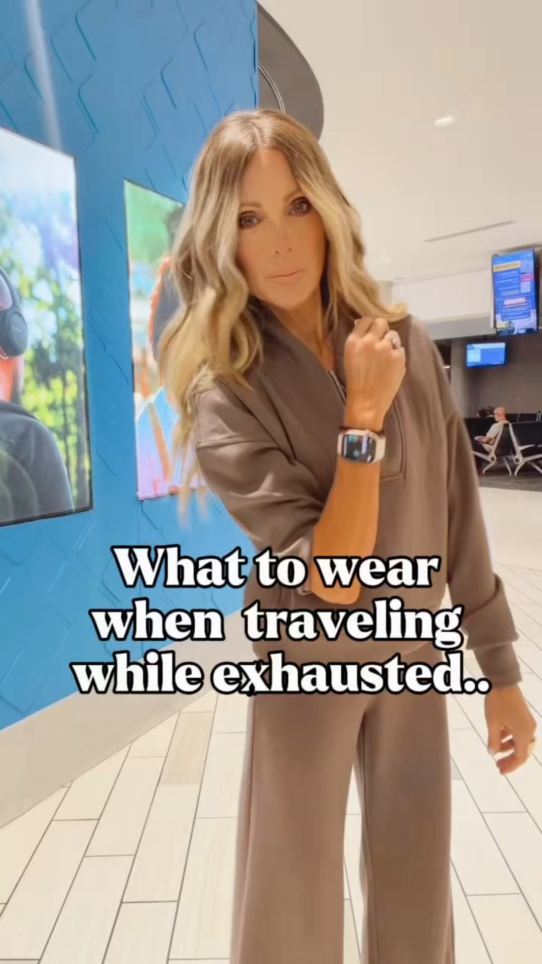 I abandoned my stylish jeans for something more comfortable for today's long day of travel. I needed to comfort and an elastic waistband! I defaulted to my Spanx Air Essential set. I prefer the "shawl collar" to the more open, more floppy collar. 

@Spanx #ad

#LTKmomlife #LTKTravel