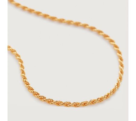 Rope Chain Necklace 41-46cm/16-18' | Monica Vinader (Global)