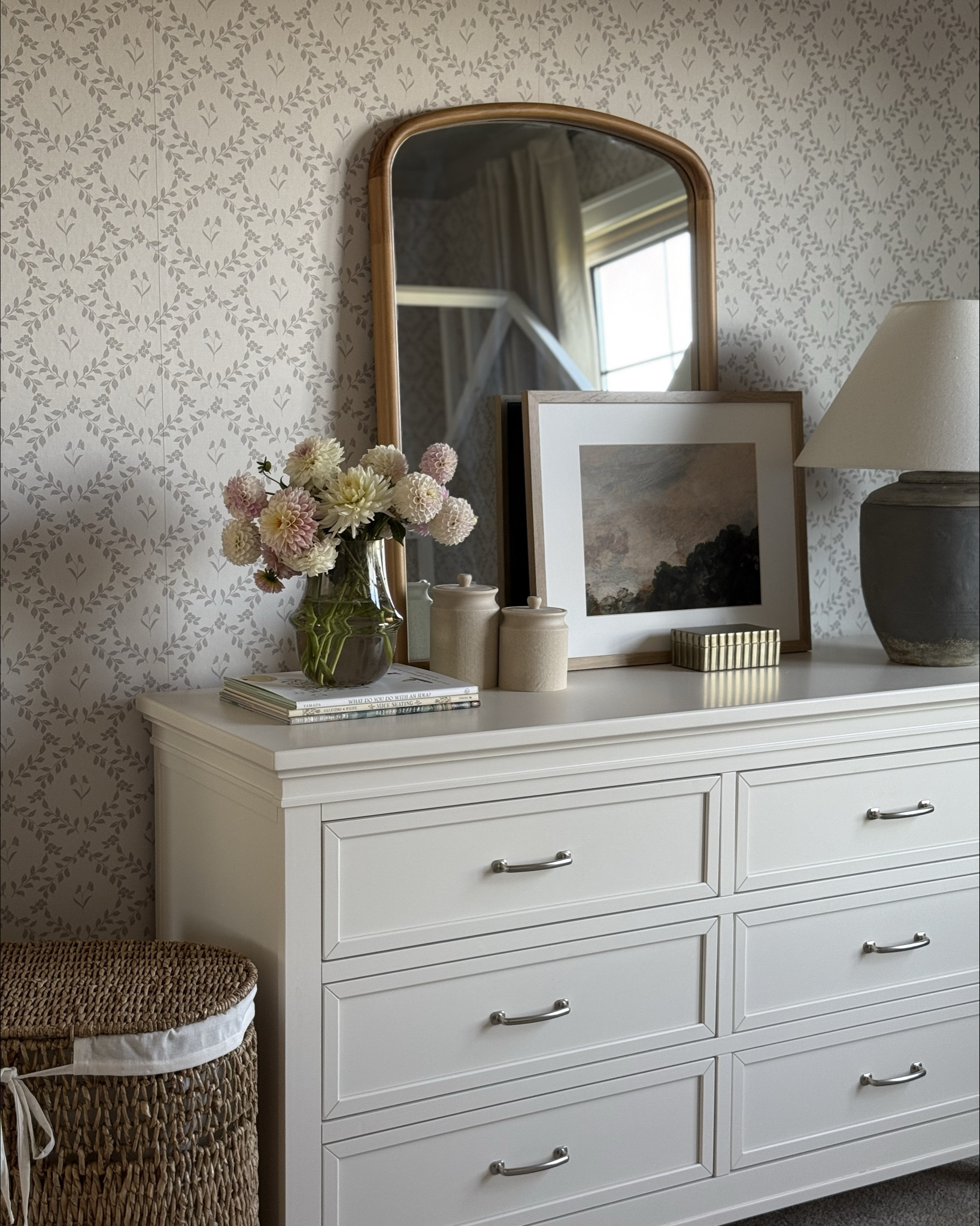 Whimsical English Cottage Girls Bedroom 

#InteriorDesign #CottageStyle #EnglishCottage #StudioMcGeeStyle #AmberLewisStyle #CollectedHome #TimelessDesign #HeirloomDecor #LayeredLiving #NeutralHome #SoftNeutrals #WarmMinimalism #TraditionalHome #ClassicInteriors #VintageInspired #FloralDecor #WallpaperLove #DresserStyling #BedroomDetails #CozyCorners #HomeStyling #ThoughtfulDesign #TextureAndTone #CuratedSpaces #DesignInspo #InteriorStyling #HomesOfInstagram #SimpleLiving #ModernCottage #GirlsBedroom