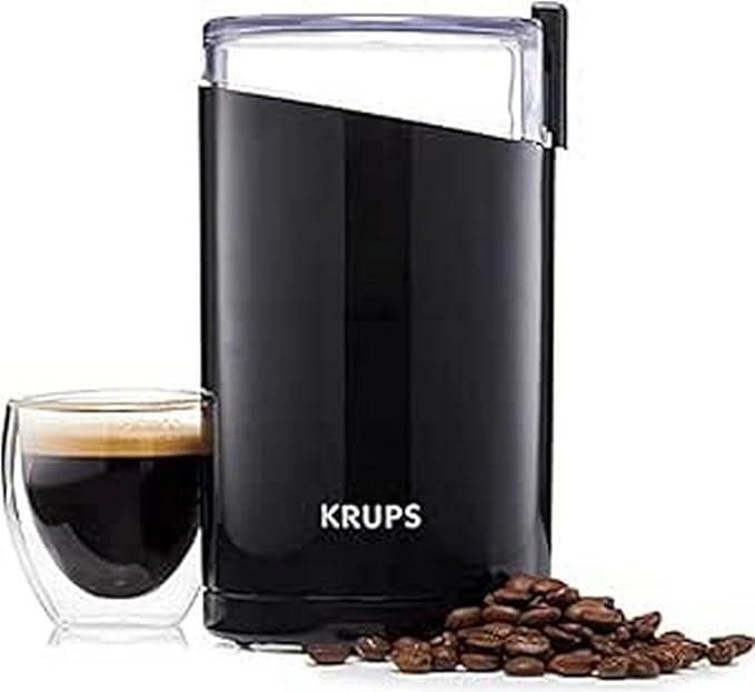 Krups Coffee and Spice Grinder 12 Cup Easy to Use, One Touch Operation 200 Watts Dry Herbs, Nuts ... | Amazon (US)