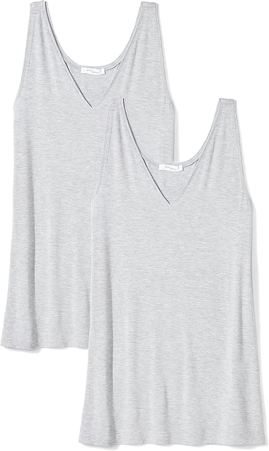 Amazon Brand - Daily Ritual Women's Jersey V-Neck Tank | Amazon (US)