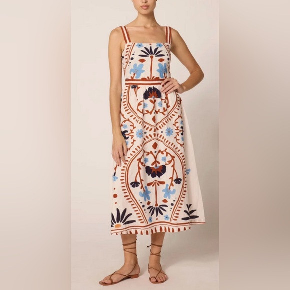 735.  Cleobella Carmen Midi Dress | Poshmark