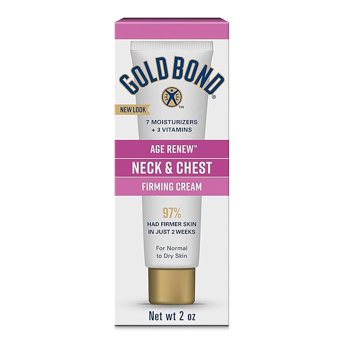 Gold Bond Age Renew Neck & Chest Firming Age Renew Cream, 2 oz., Clinically Tested Skin Firming C... | Amazon (US)