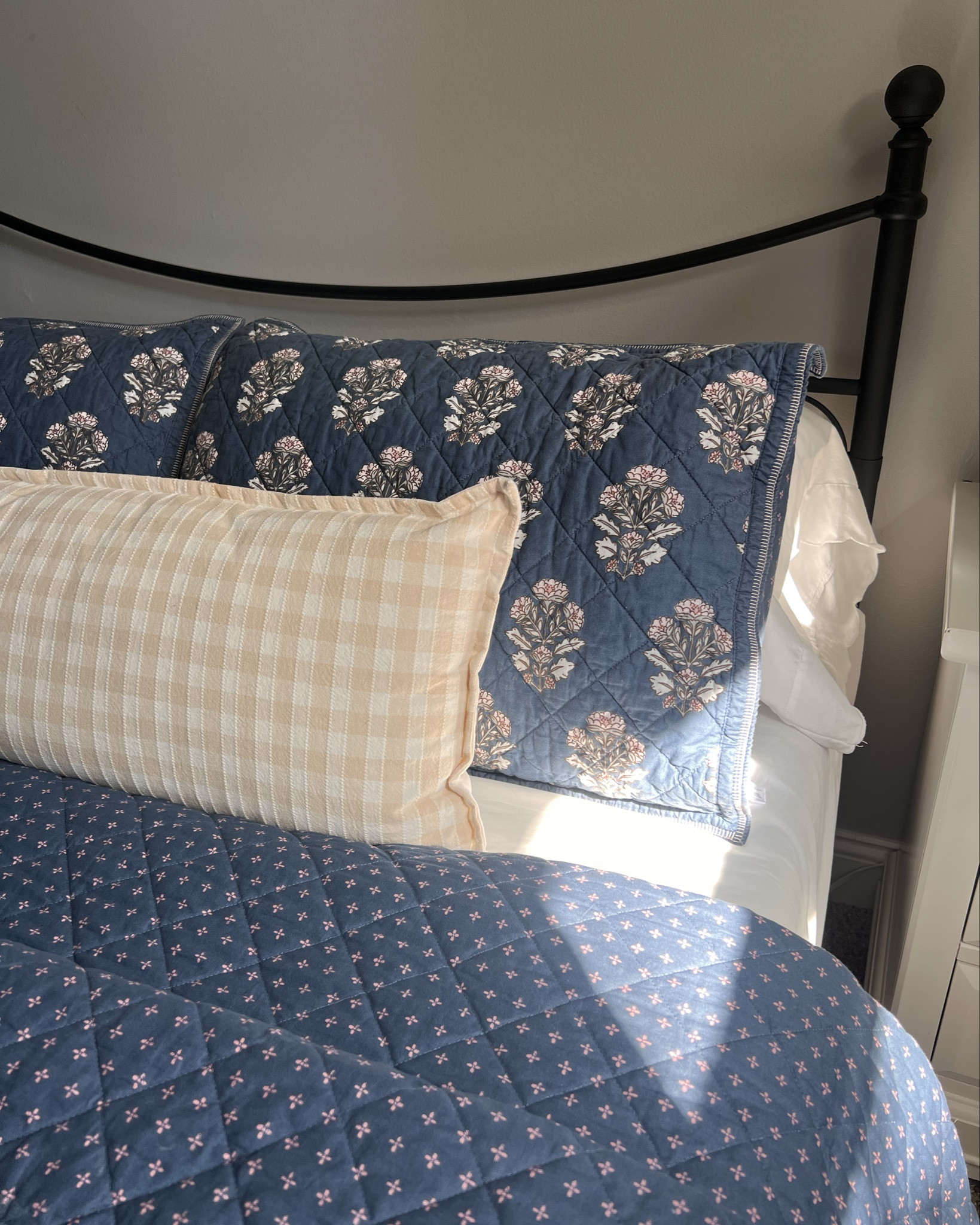 Affordable layered bedding + my favorite metal bed frame! 

#LTKFindsUnder100 #LTKFamily #LTKHome